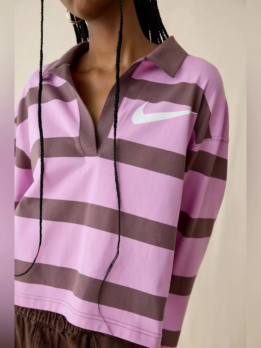 NWT Nike Sportswear Oversized Polo Top